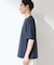 刺繍×ロゴ 鹿の子 半袖Tシャツ 【洗濯機OK】