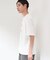 クマ サガラ刺繍 半袖Tシャツ 【洗濯機OK】
