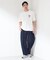 ヒゲオジ サガラ刺繍 半袖Tシャツ 【洗濯機OK】