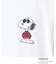 PEANUTS ／ ピーナッツ スヌーピー ワンポイント刺繍 半袖Tシャツ
