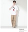 PEANUTS ／ ピーナッツ スヌーピー さがら刺繍 半袖Tシャツ