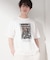 モノクロ フォトグラフィー 半袖Tシャツ 洗濯機OK