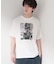 モノクロ フォトグラフィー 半袖Tシャツ 洗濯機OK