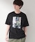 モノクロ フォトグラフィー 半袖Tシャツ 洗濯機OK