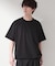 【KURO】 ポリバレント ドローコード付き 半袖Tシャツ 接触冷感/UVカット/洗濯機OK