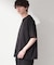 【KURO】 ポリバレント ドローコード付き 半袖Tシャツ 接触冷感/UVカット/洗濯機OK