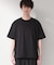 【KURO】 ポリバレント ドローコード付き 半袖Tシャツ 接触冷感/UVカット/洗濯機OK