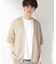 メッシュ五分袖カーディガン＋半袖Tシャツ セットアイテム 洗濯機OK