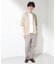 メッシュ五分袖カーディガン＋半袖Tシャツ セットアイテム 洗濯機OK