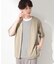 メッシュ五分袖カーディガン＋半袖Tシャツ セットアイテム 洗濯機OK