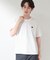 メッシュ五分袖カーディガン＋半袖Tシャツ セットアイテム 洗濯機OK