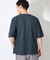 メッシュ五分袖カーディガン＋半袖Tシャツ セットアイテム 洗濯機OK