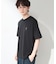 クマ刺繍 半袖Tシャツ 洗濯機OK