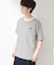 COOLボーダー 半袖Tシャツ 接触冷感／洗濯機OK