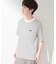 ワンポイント刺繍 半袖Tシャツ 洗濯機OK