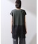レース切替 ロングTシャツ