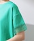 【インせず着られる】モチーフレース切替Tシャツ