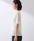 繊細で上品な レース5分袖トップス