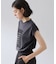 オーガンジー刺繍Tシャツ