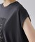 オーガンジー刺繍Tシャツ