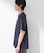 【マシンウォッシャブル】袖レイヤード半袖Tシャツ