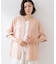 【M-XL/さりげなく二の腕カバー】5分袖Wポケットシャツ