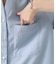 【M-XL/さりげなく二の腕カバー】5分袖Wポケットシャツ