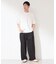 【ゆったりシルエット】前後切り替え 半袖Tシャツ