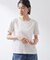 大人にちょうどいい チャーム付きドット柄Tシャツ