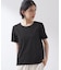 大人にちょうどいい チャーム付きドット柄Tシャツ