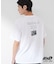 頭文字D 別注 『フジワラ』 グラフィック半袖Tシャツ ステッカー＆チャーム付き