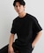 【接触冷感/洗濯機OK／セットアップ可】ナイロンストレッチ半袖Tシャツ