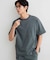 【接触冷感/洗濯機OK／セットアップ可】ナイロンストレッチ半袖Tシャツ