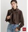 POLO BCS/チェックスカーフ付きブラウス