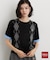 POLO BCS/アーガイル半袖ニット
