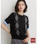 POLO BCS/アーガイル半袖ニット