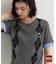 POLO BCS/アーガイル半袖ニット