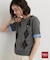 POLO BCS/アーガイル半袖ニット