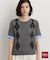 POLO BCS/アーガイル半袖ニット