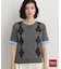 POLO BCS/アーガイル半袖ニット