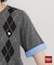 POLO BCS/アーガイル半袖ニット