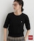 POLO BCS/ケーブル半袖ニット