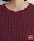POLO BCS/ケーブル半袖ニット