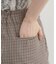 【ウエスト位置を高く見せる】チェック柄アソートワイドパンツ