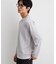【洗濯機OK】カノコキーネック レイヤード長袖Tシャツ
