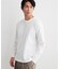 【洗濯機OK】ワッフル レイヤード 長袖Tシャツ