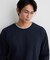 【洗濯機OK】ワッフル レイヤード 長袖Tシャツ