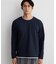 【洗濯機OK】ワッフル レイヤード 長袖Tシャツ