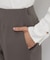 【セットアップ可】美脚ラインですっきり見え テーパードパンツ