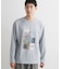 【洗濯機OK】ポンチ長袖フォト長袖Tシャツ